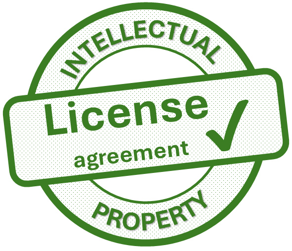 Intellectual Property License Agreement stamp