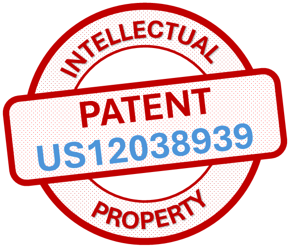 An illustration of an imprint with CODT patent numbers.